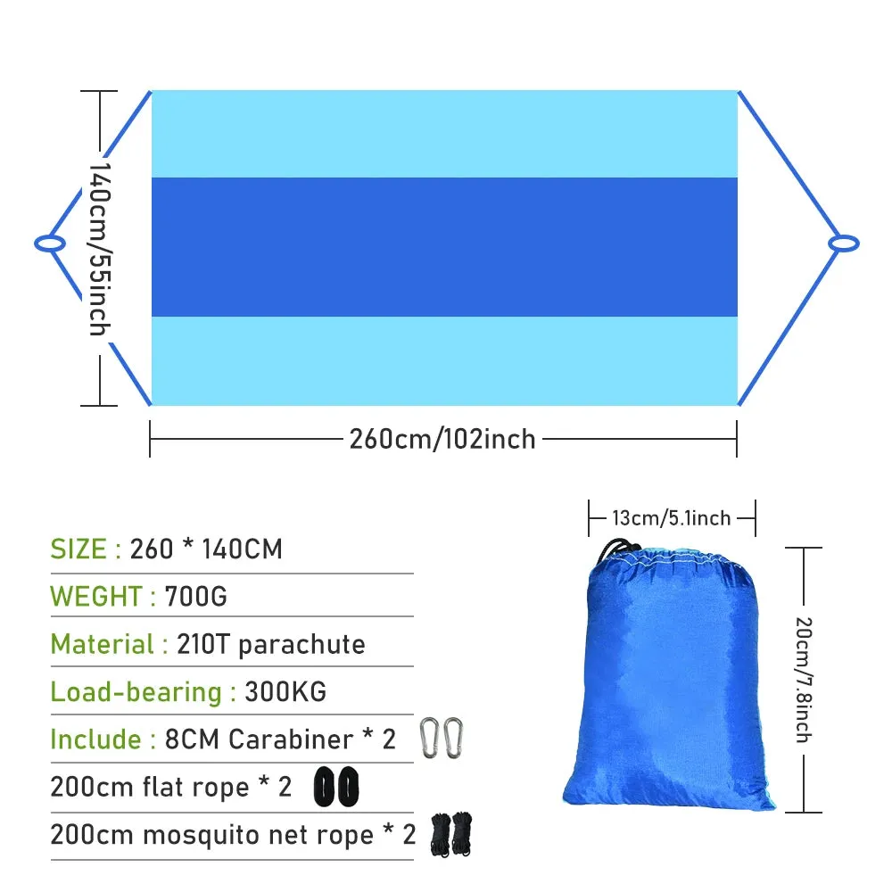 Automatic Quick-Opening Mosquito Net Hammock for Camping and Travel