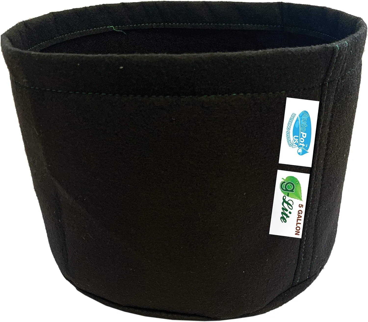 AutoPot GeoPot Module with 3 Gallon Fabric Pot - Self-Watering, Hydroponic System (GeoPot Module - 3 gal - No Tank) Indoor, Black
