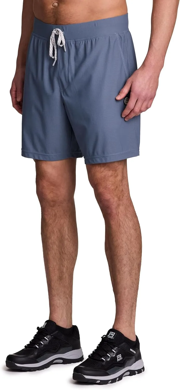 Avalanche Gym Shorts for Men, Breathable Stretch Jersey Quick Drying Workout Hiking Shorts with Pockets