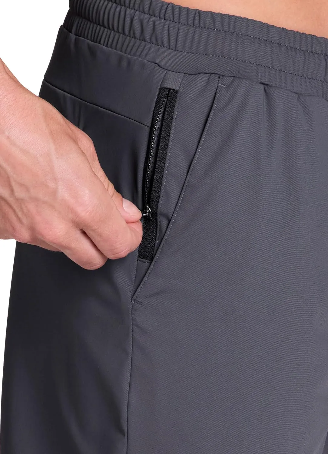 Avalanche Gym Shorts for Men, Breathable Stretch Jersey Quick Drying Workout Hiking Shorts with Pockets