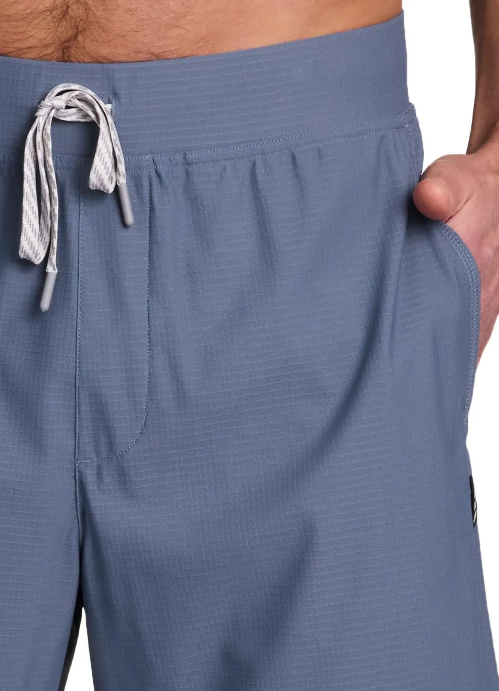 Avalanche Gym Shorts for Men, Breathable Stretch Jersey Quick Drying Workout Hiking Shorts with Pockets