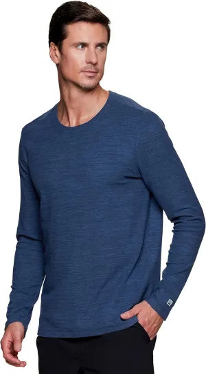 Avalanche Men's Fleece Pullover Top Long Sleeve Lightweight Crewneck Sweatshirt