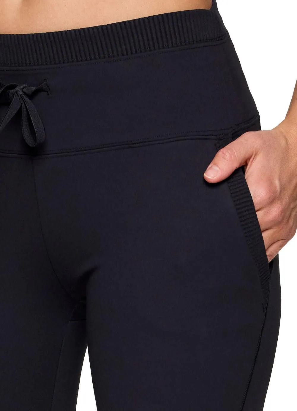Avalanche Women's Drawstring Waist Gym Hiking Legging Fitted Jogger with Pockets