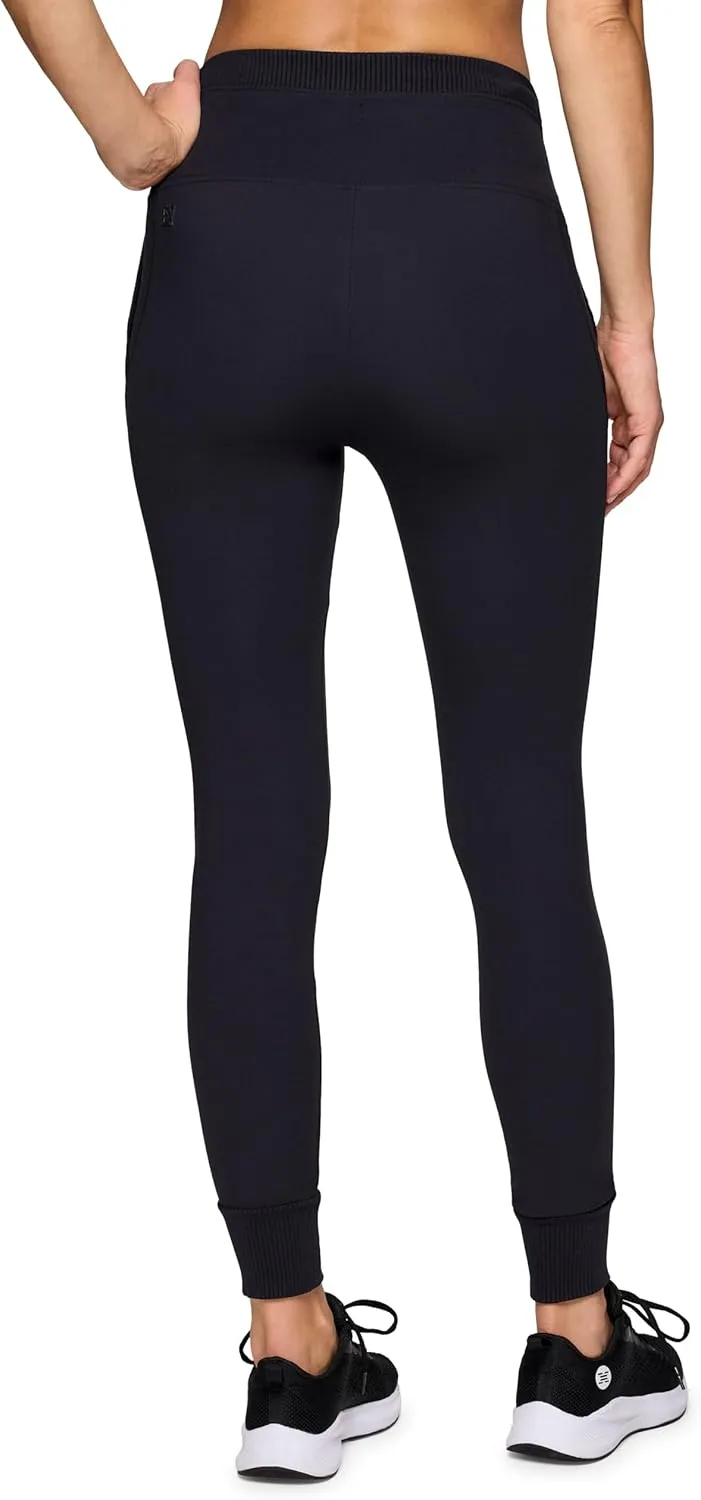 Avalanche Women's Drawstring Waist Gym Hiking Legging Fitted Jogger with Pockets