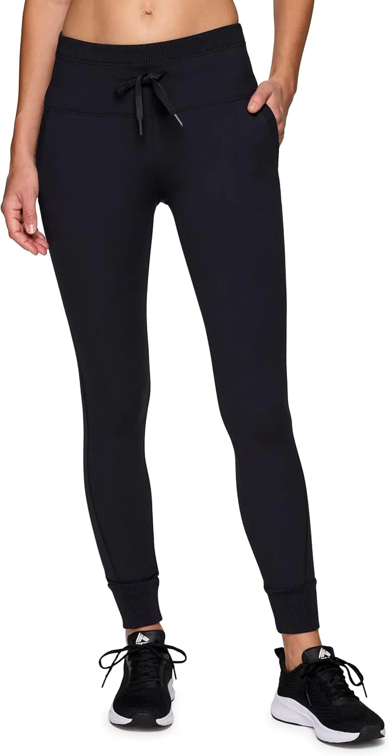 Avalanche Women's Drawstring Waist Gym Hiking Legging Fitted Jogger with Pockets
