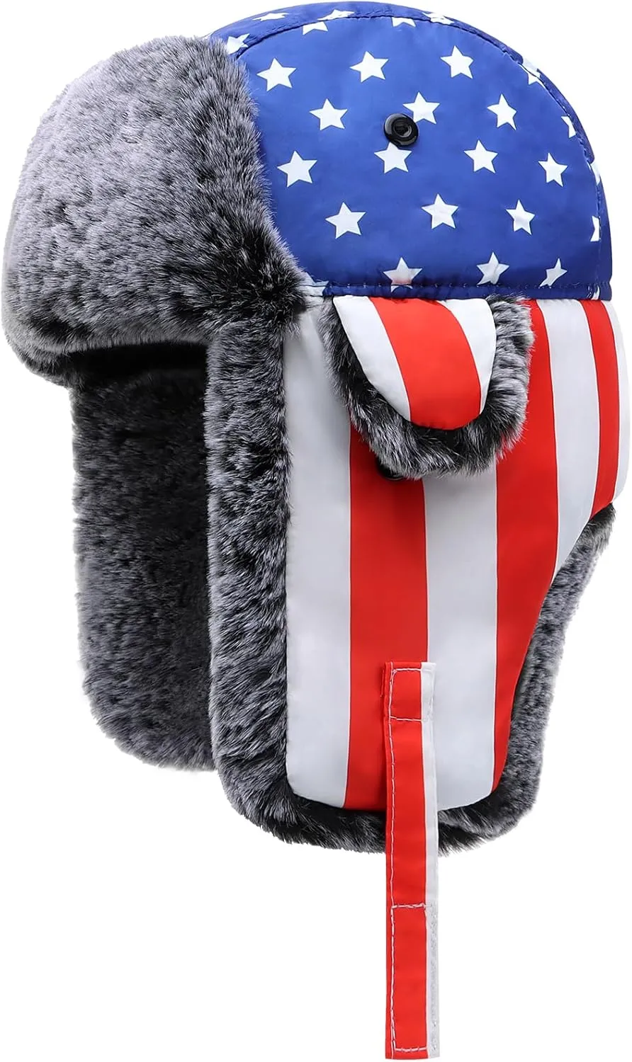 Baby Toddler Trapper Hat Kids Adjustable Ushanka Waterproof Winter Aviator Hat for Boys 1T-8T
