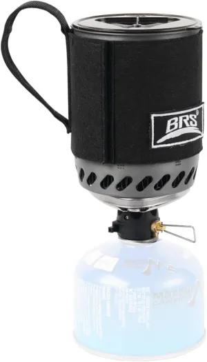 Backpacking and Camping Gas Stove System 0.5L Outdoor Integrated Heat Collecting Pot Jet Burner Set