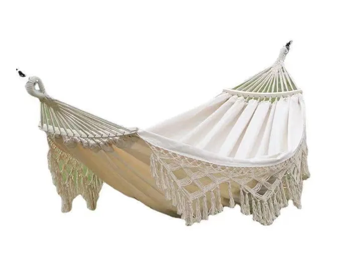 Backyard Hammock With Tassels