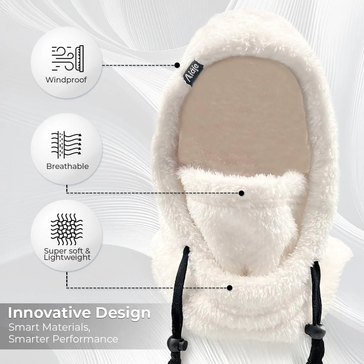 Balaclava Cold Weather Winter Fleece Ski Snowboard Mask Hood Face Mask Scarf Neck Warmer Cover Helmet for Outdoor Activities