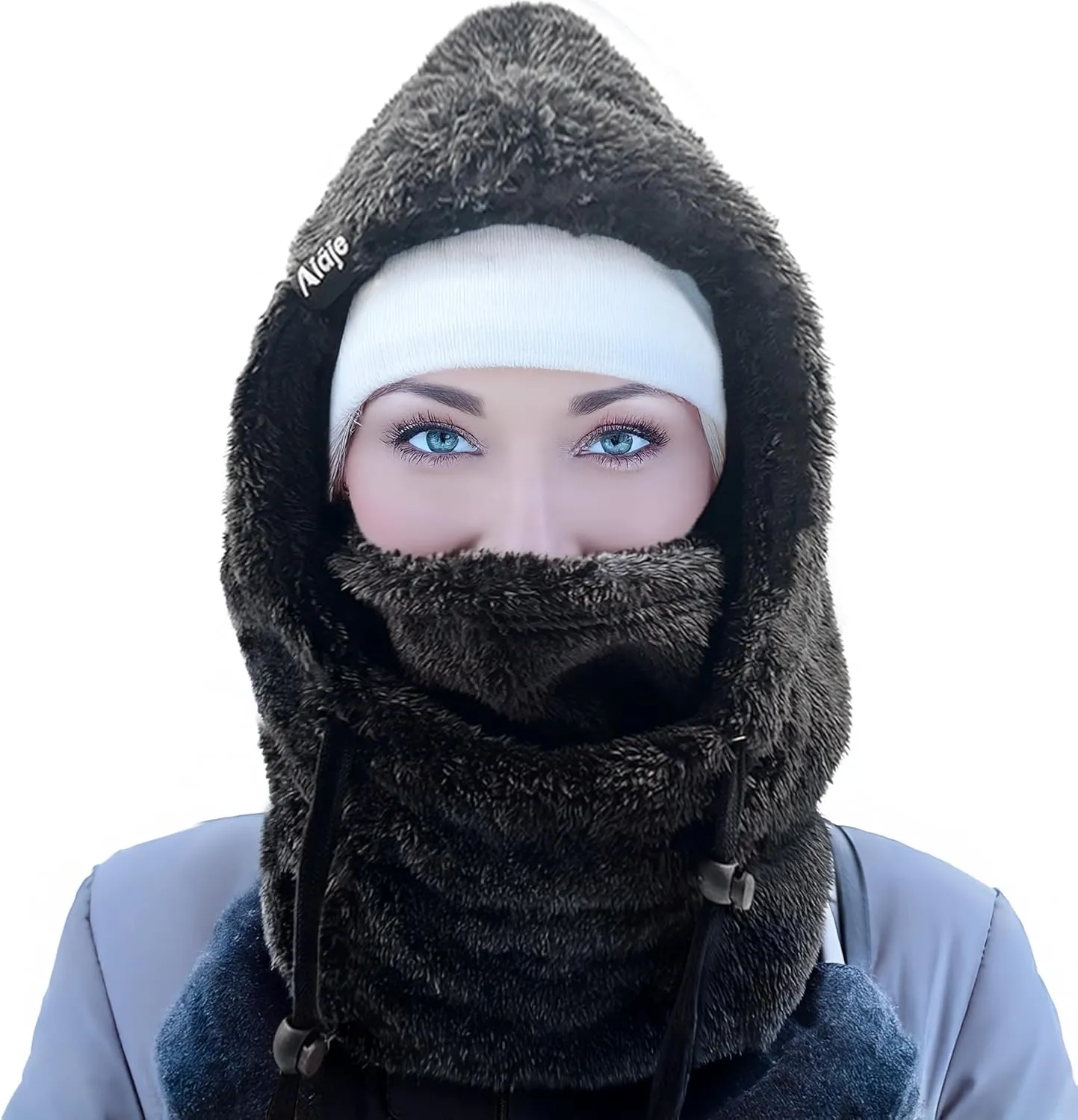 Balaclava Cold Weather Winter Fleece Ski Snowboard Mask Hood Face Mask Scarf Neck Warmer Cover Helmet for Outdoor Activities