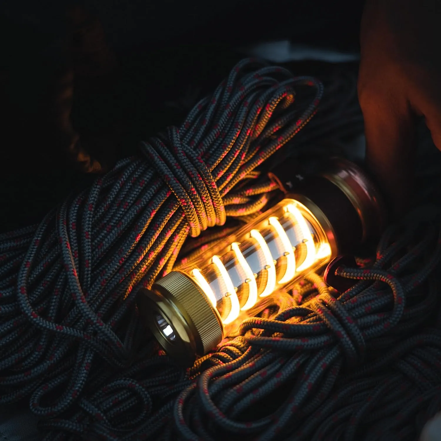Barebones Edison Light Stick – Brass, USB Rechargeable LED Lantern and Flashlight with 7 Modes, 40  Hour Run Time, Camping Essentials with Magnetic Base
