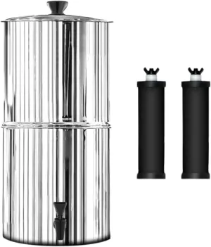 barenx Gravity Filter System Water Filtration Bucket for Home Travel Camping Hiking