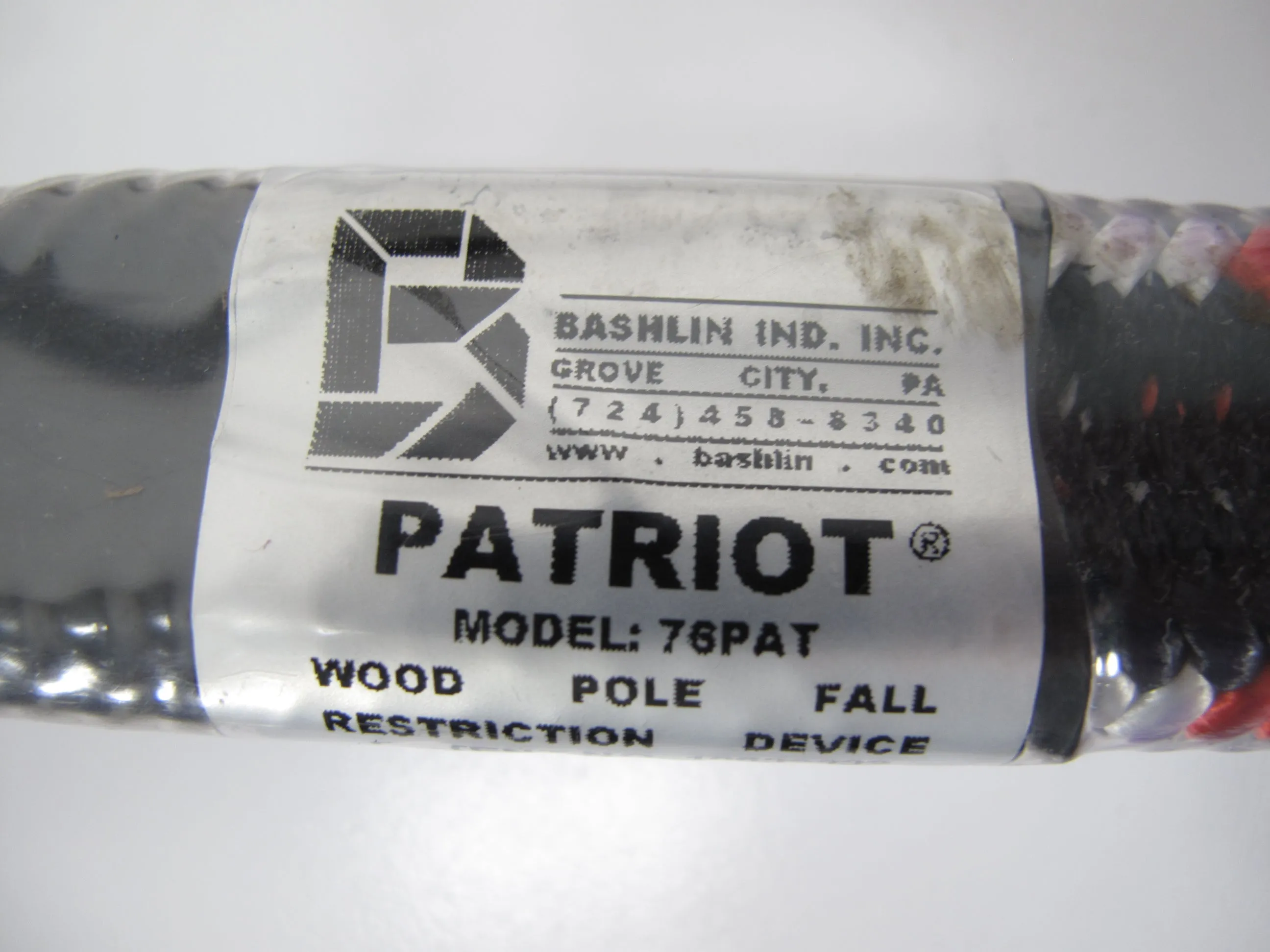 Bashlin Patriot 76PAT Wood Pole Fall Protection w/ Nylon Rollers