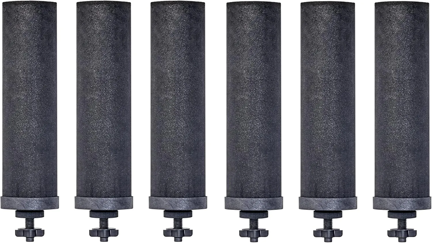 Berkey Authentic Black Berkey Elements BB9-2 Filters for Berkey Water Systems (Set of 6 Black Berkey Elements)