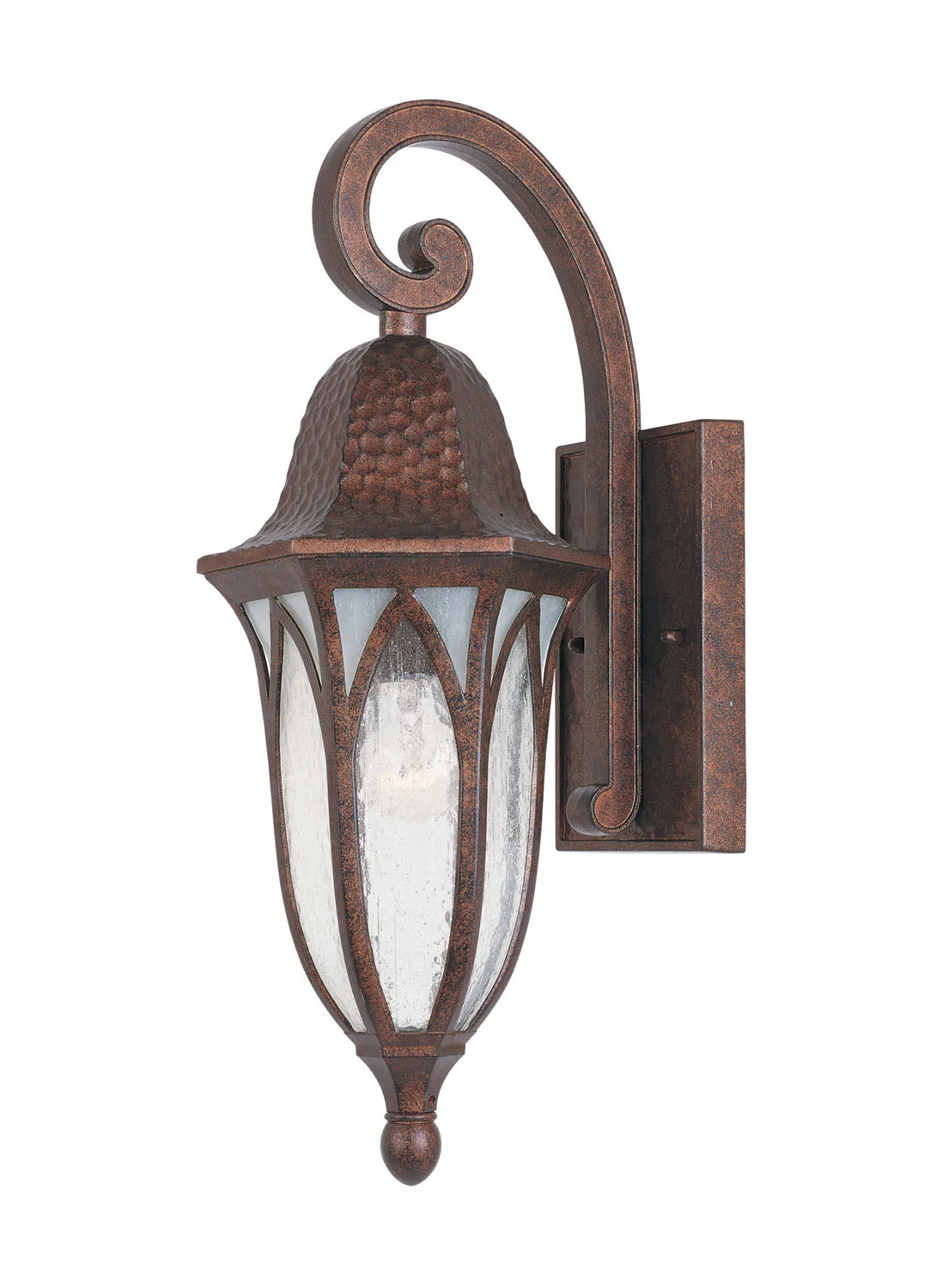 Berkshire One Light Wall Lantern in Burnished Antique Copper