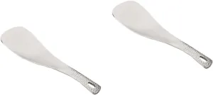 BESPORTBLE 2pcs Camping Titanium Spoon Non-corrosive Cutlery for Outdoor Activities for Picnics Travel Survival Smooth Edges for Eating Lightweight Camping Supply