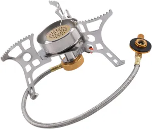 BESPORTBLE Windproof Camping Stove Portable Propane Burner Compact Oven for Outdoor Cooking