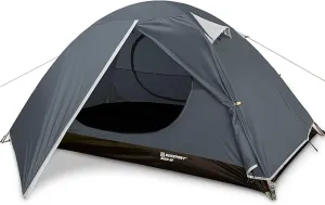 Bessport Camping Tent 1/2/3/4 Person Tent Waterproof Two Doors Backpacking Tent Easy Setup Lightweight for Outdoor, Hiking Mountaineering Travel
