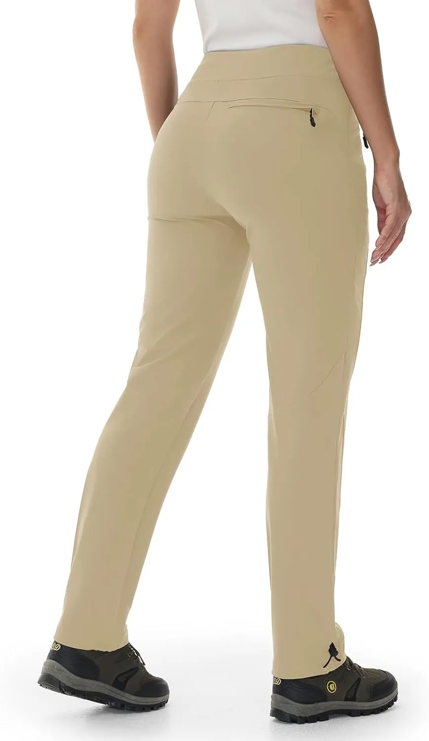 BGOWATU Women's Hiking Pants Lightweight Quick Dry Casual Joggers with Zipper Pockets Athletic Water Resistant Outdoor