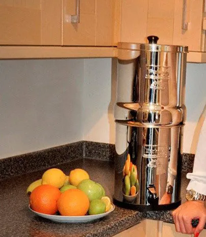 Big Berkey Stainless Steel Drip Filter System - 2 Black Berkey Filters (6000 gal.)