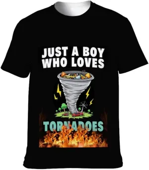 Boy’s Moisture Wicking Undershirt Breathable Short Sleeve Crewneck Tee