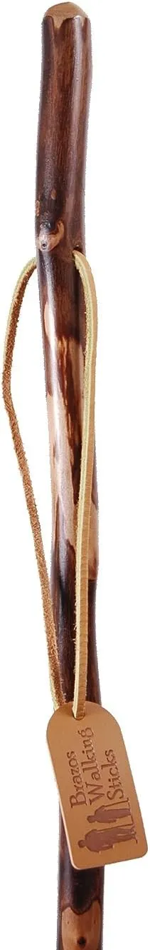 Brazos Rustic Wood Walking Stick, Hardwood, Traditional Style Handle, for Men & Women, Made in The USA, 41" (Pack of 3)
