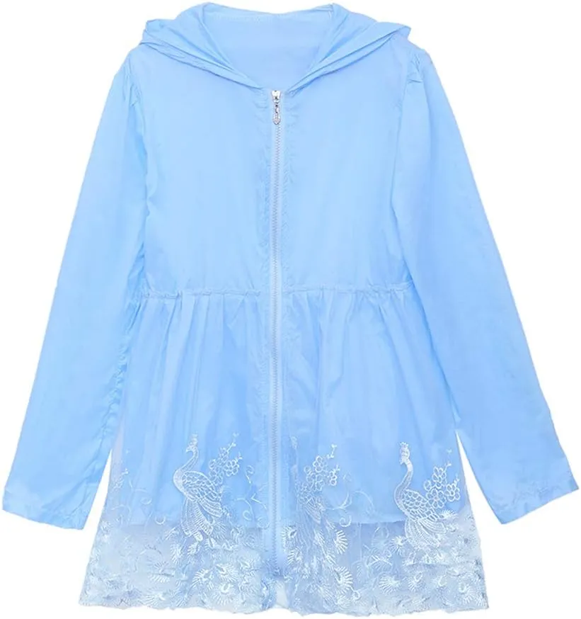 Breathable Long Hooded UV Sun Protection Jacket Sunscreen Thin Beach Coat