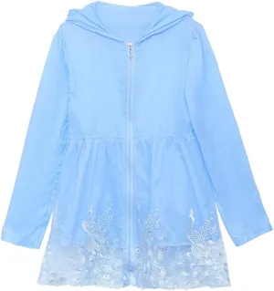 Breathable Long Hooded UV Sun Protection Jacket Sunscreen Thin Beach Coat