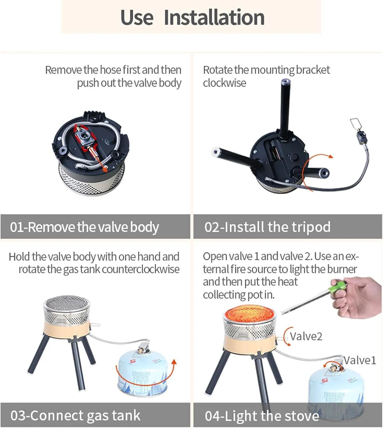 BRS-TS19 Reactor Camping Stove with 1.7L Heat Collecting Pot, 1900W, Windproof, Ideal for 2-3 Person Outdoor Meals