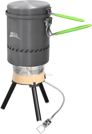BRS-TS19 Reactor Camping Stove with 1.7L Heat Collecting Pot, 1900W, Windproof, Ideal for 2-3 Person Outdoor Meals