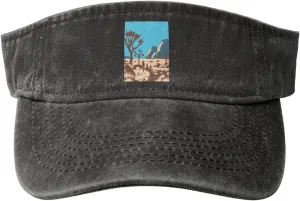 California State Parks Sun Visor Hats Cotton Adjustable Sports Empty Top Baseball Cap for Women Men Golf Cap