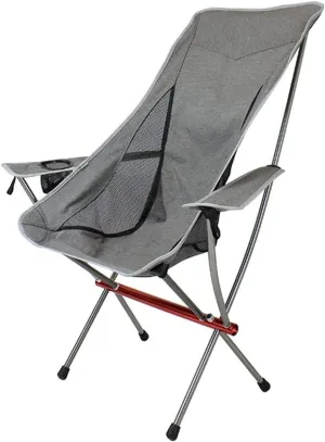 Camping Chair Camp Chair Outdoor Camping High Back Chair Portable Ultralight Seat Backpacking Chair with Soft Armrests for Hiking s Outdoor Fishing Chair