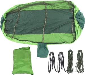 Camping Hammock Breathable Lightweight Portable Double 2 Person Hammock Tent for Outdoor Hiking Survival Travel Made of Durable Nylon Fabric with High Load Bearing Capacity
