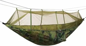 Camping Hammock Camping Hammock with Net Lightweight Double Hammock Portable Hammock for Indoor Outdoor Hiking Backpacking Travel Backyard Beach