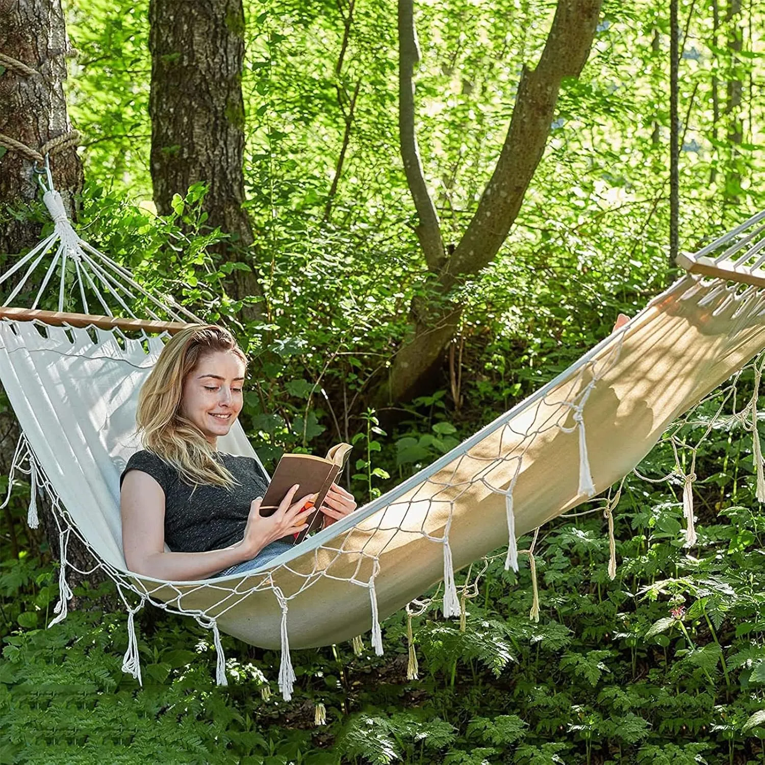 Camping Hammock Hammock Indoor Outdoor Hammocks Portable Camping Hammock for Outdoor Garden