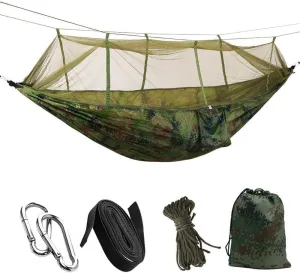 Camping Hammock Hammock Mosquito Net Outdoor Camping Hammock with Mosquito Net Nylon Portable Hammock