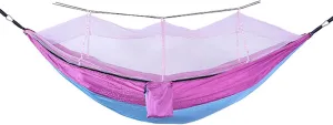 Camping Hammock, Mosquito-Proof Ultralight Breathable Hiking Hammock Portable Hammocks for Backpacking, Travel, Beach, Backyard, Patio, Hiking