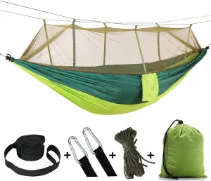 Camping Hammock, Portable Hammocks with Mosquito Net,Best for Outdoor Hiking Travel (10)