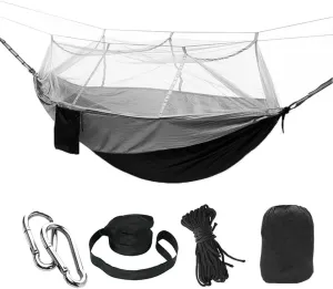 Camping Hammock, Portable Hammocks with Mosquito Net,Best for Outdoor Hiking Travel (13)