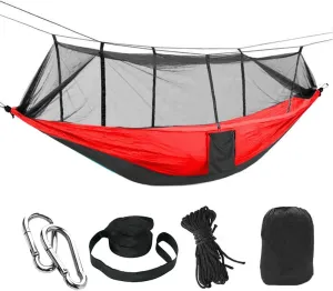 Camping Hammock, Portable Hammocks with Mosquito Net,Best for Outdoor Hiking Travel (14)