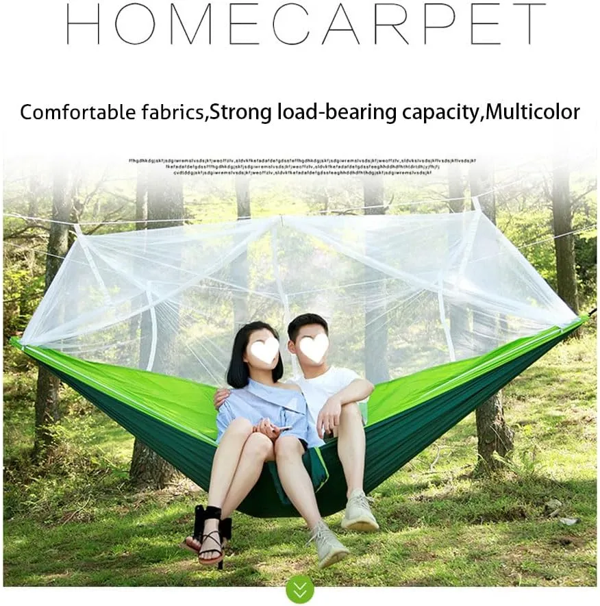 Camping Hammock, Portable Hammocks with Mosquito Net,Best for Outdoor Hiking Travel (14)