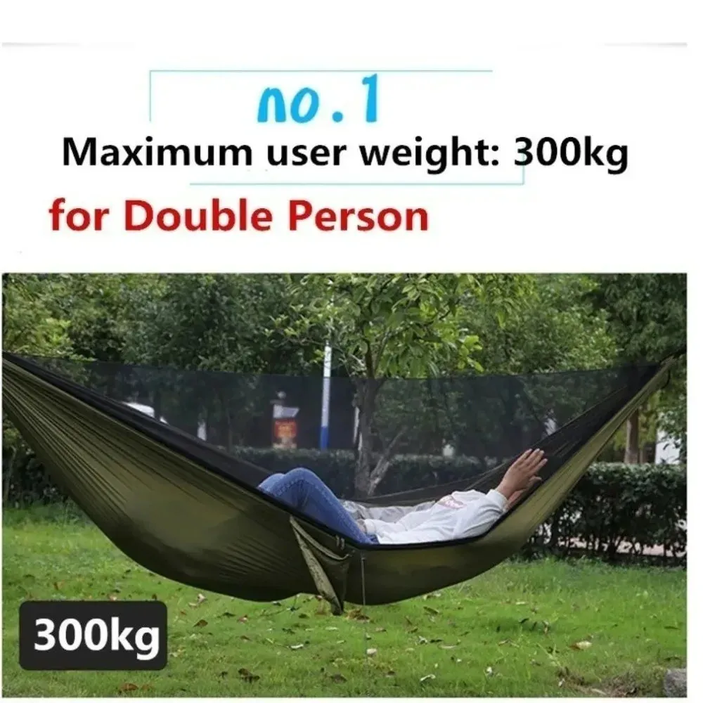 Camping Hammock With Mosquito Net 250x120cm