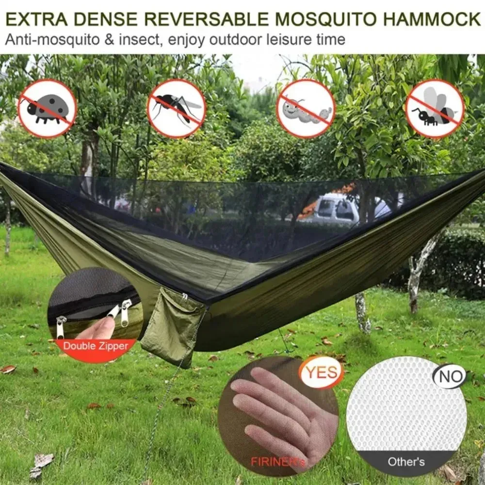 Camping Hammock With Mosquito Net 250x120cm