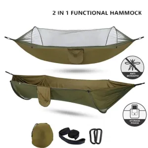 Camping hammock with Mosquito Net