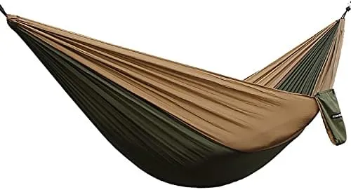 Camping Hammocks, Portable Travel Hammock, Folding Comfortable Durable Lightweight Breathable Easy to Install - for Camping, Travel, Backyard, Beach