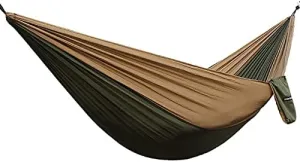 Camping Hammocks, Portable Travel Hammock, Folding Comfortable Durable Lightweight Breathable Easy to Install - for Camping, Travel, Backyard, Beach