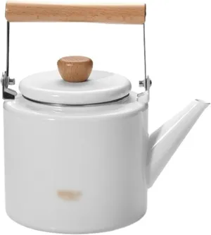 Camping Kettle Camping Kettle Camp Tea Coffee Pot, 2L Enamel Outdoor Campfire Camp kettle, Portable Teapot Fast Heating Boiling Water, Ideal for Hiking Picnic Travel Camping Kettle Camp Tea offee Pot