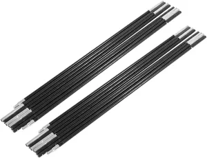 Camping Tent Pole, 4.48m Fiberglass Camping Tent Pole Bars, Lightweight Support Rods Kit for 5-6 Person Camping Tent
