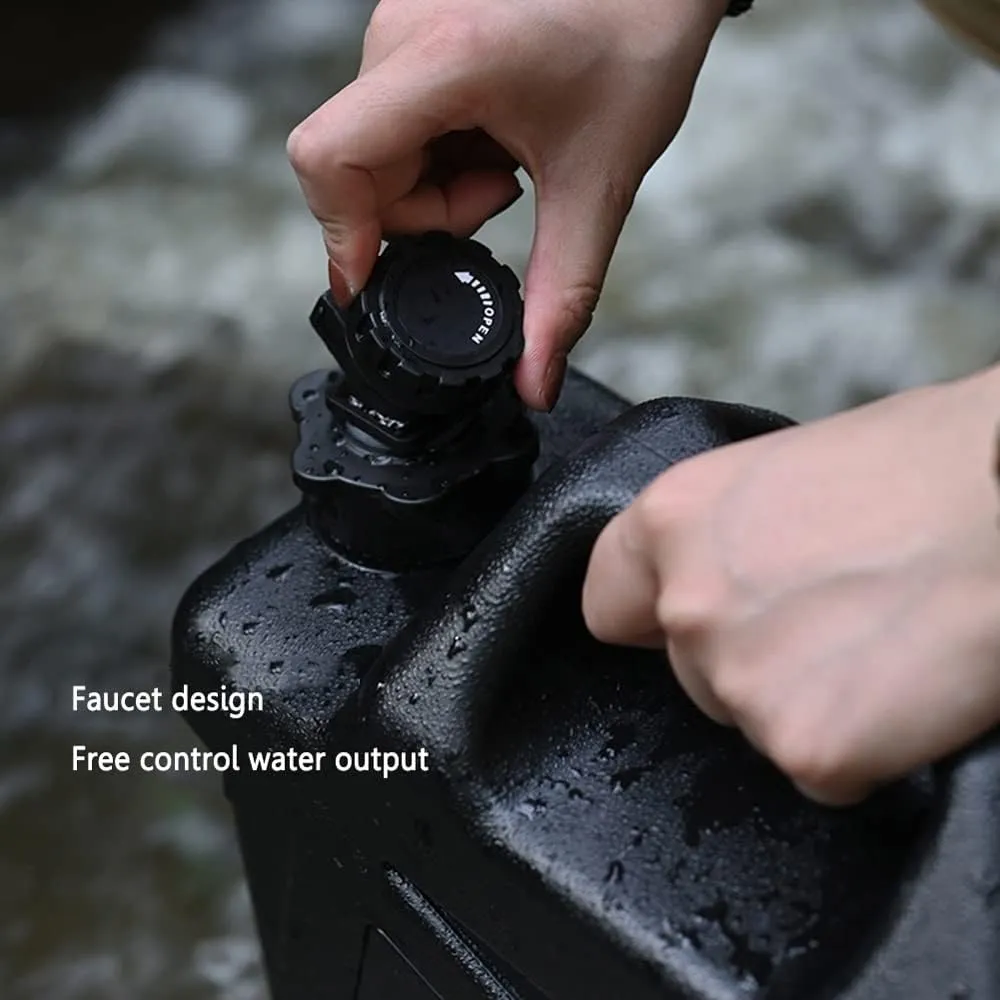 Camping Water Container Water Container with Spigot Water Storage Carrier Portable Green Bucket for Camping Hiking Picnic BBQ (Gray : A, Size : 34 * 13 * 31cm)