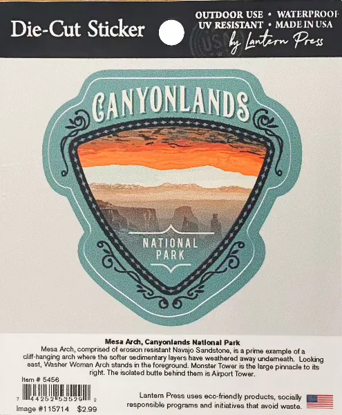Canyonlands Die-Cut Sticker